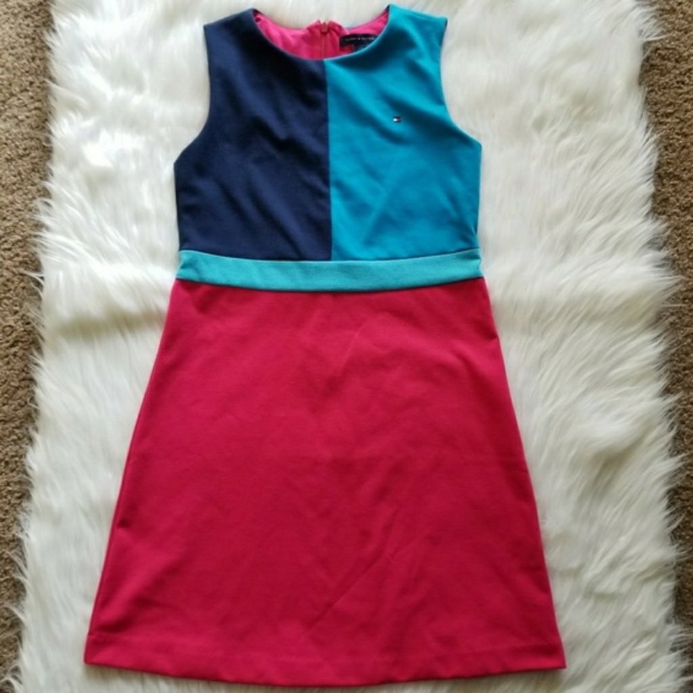 Tommy Hilfiger color block dress Large
